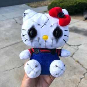Goth hello kitty plush sold